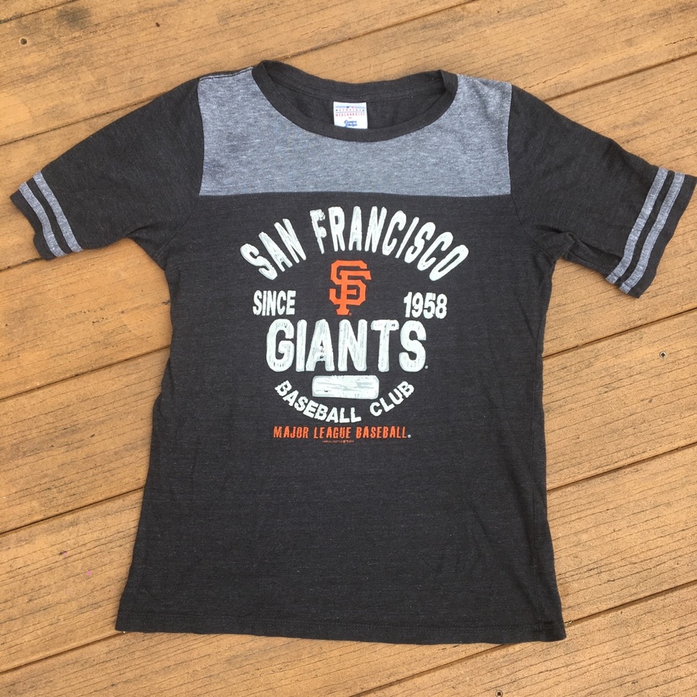 SF Giants Graphic Tee Shirt Genuine Merchandise By Campus Lifestyle sports wear